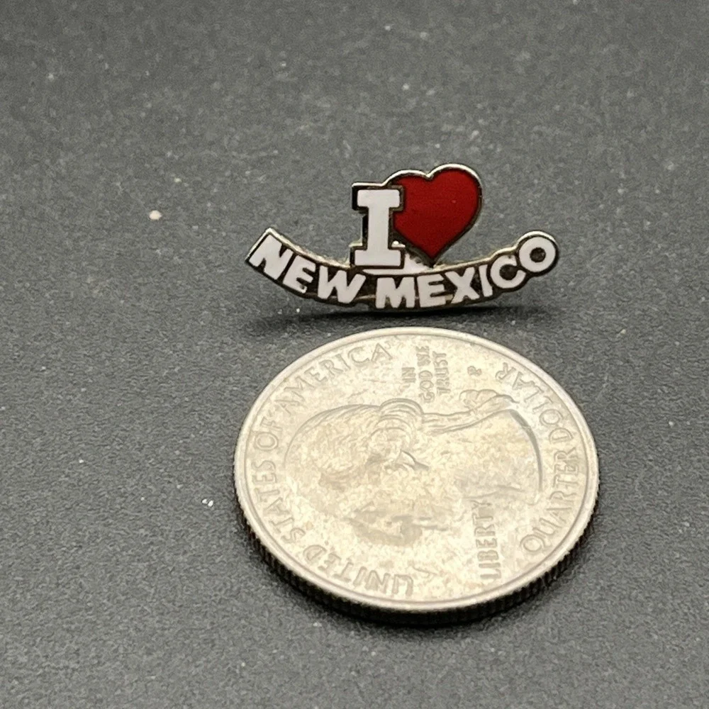 I Heart Love New Mexico United States Of America Lapel Hat Pin‎